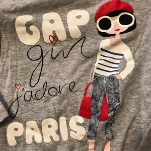 GAP Paris long sleeve tee